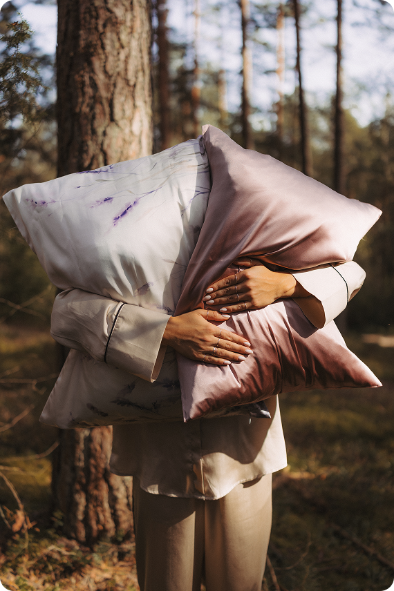 Zīda spilvenu pārvalki