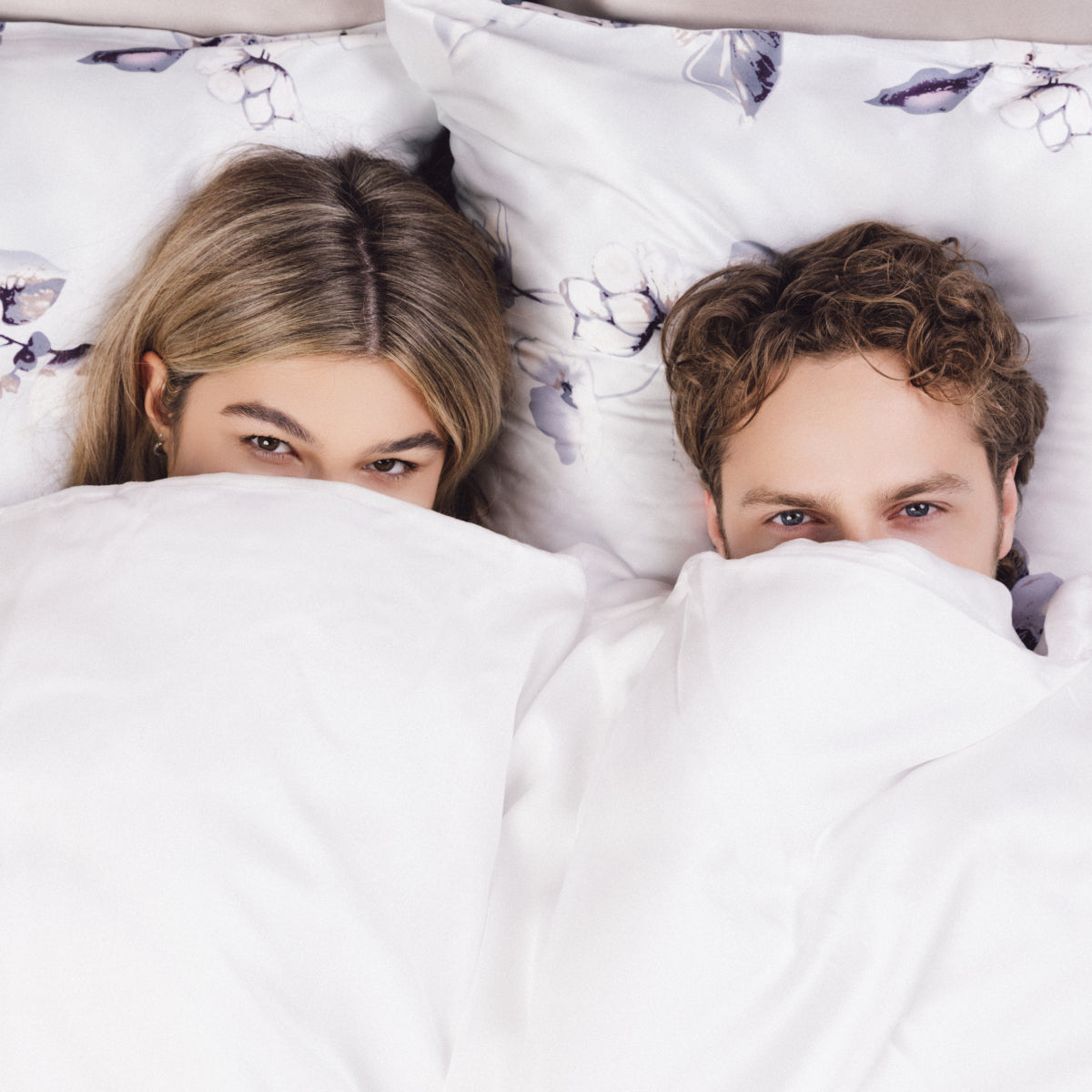 Eikalipta gultas veļas komplekts - Balta