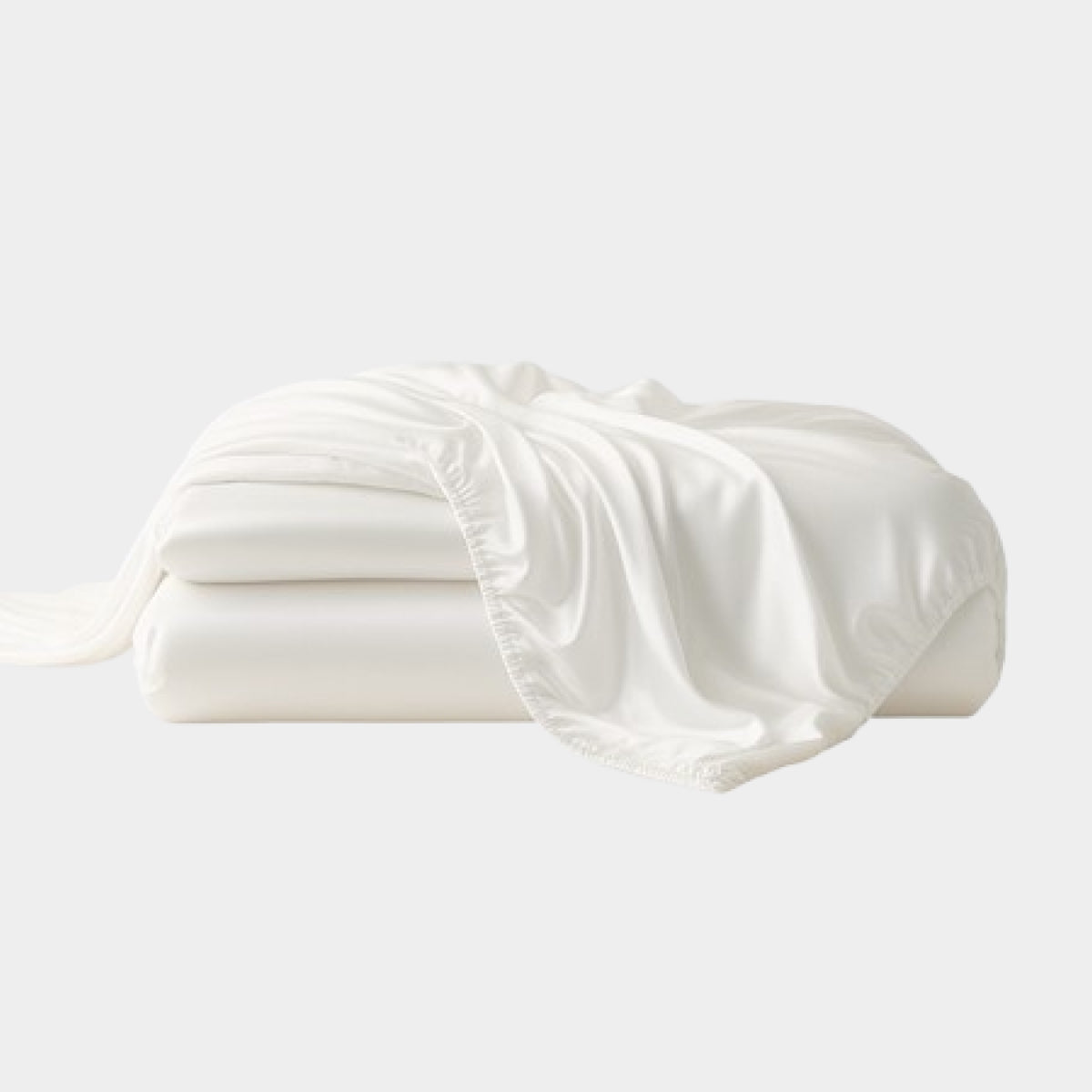 Eikalipta gultas veļas komplekts - Balta