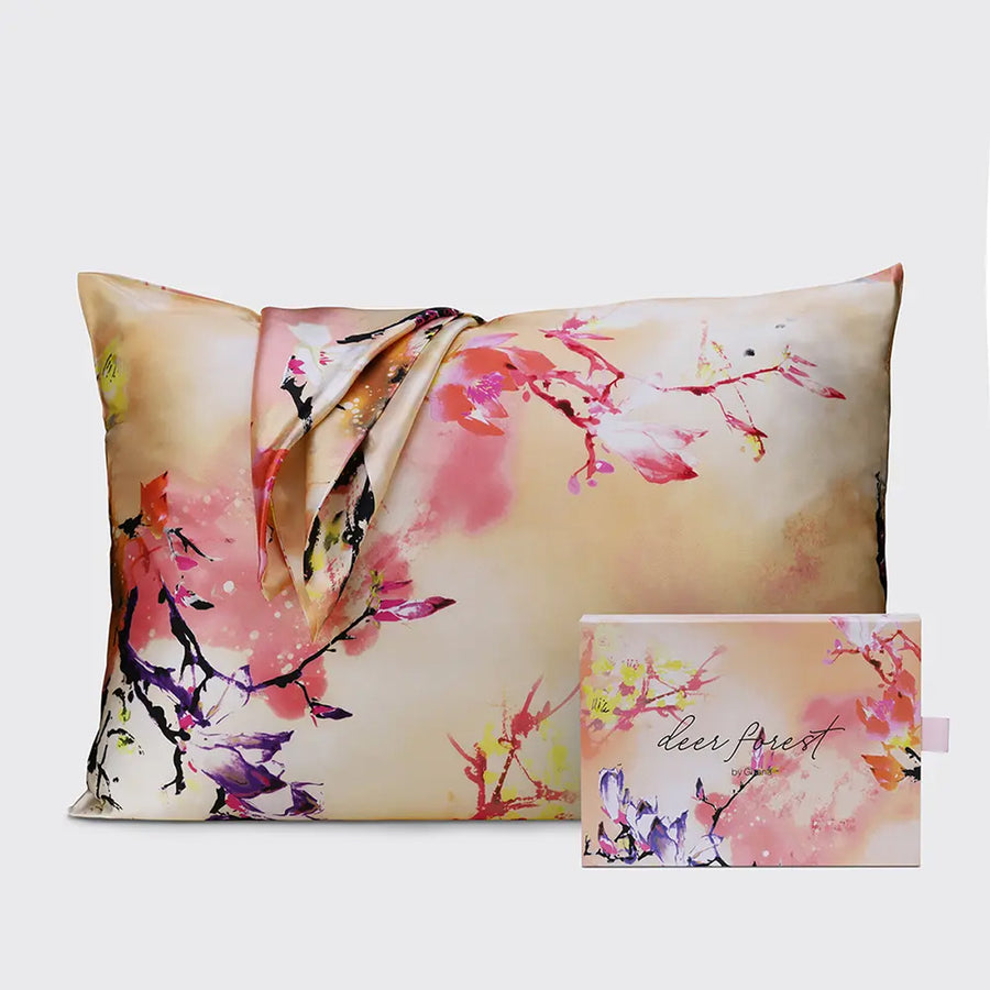 Deerforest dabīgā zīda spilvendrāna