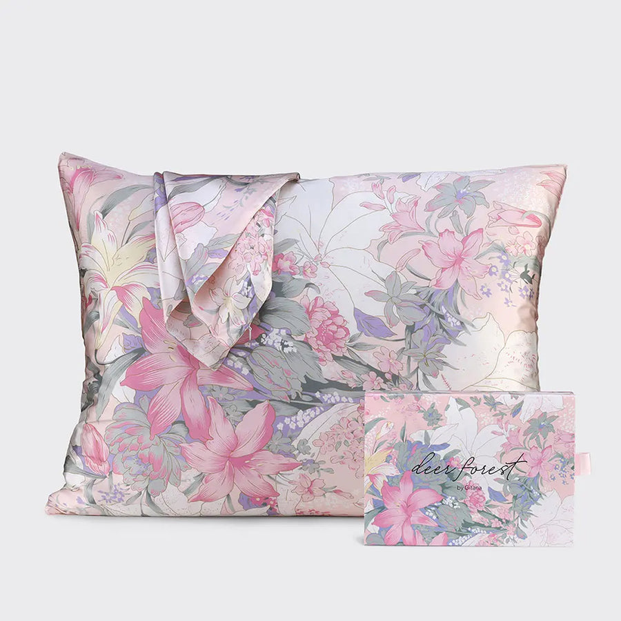 Deerforest dabīgā zīda spilvendrāna