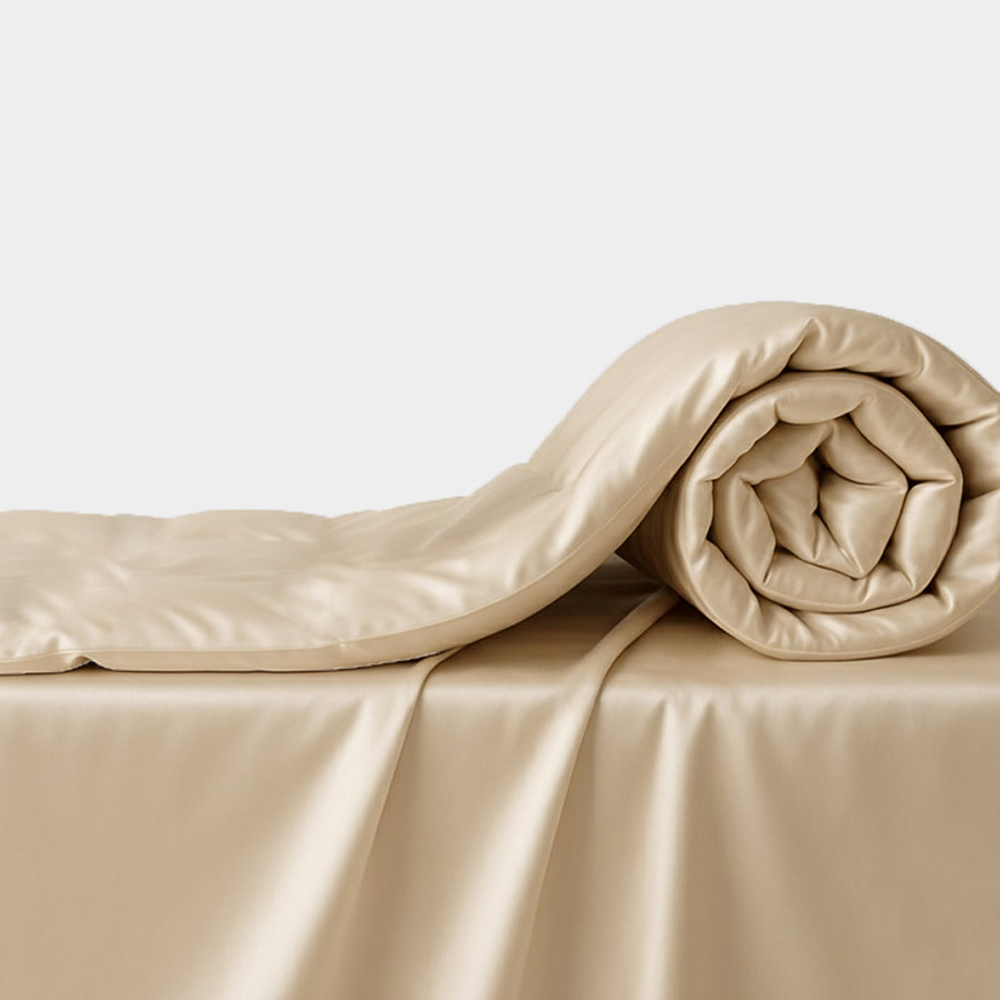 Eikalipta gultas veļas komplekts - Šampanieša