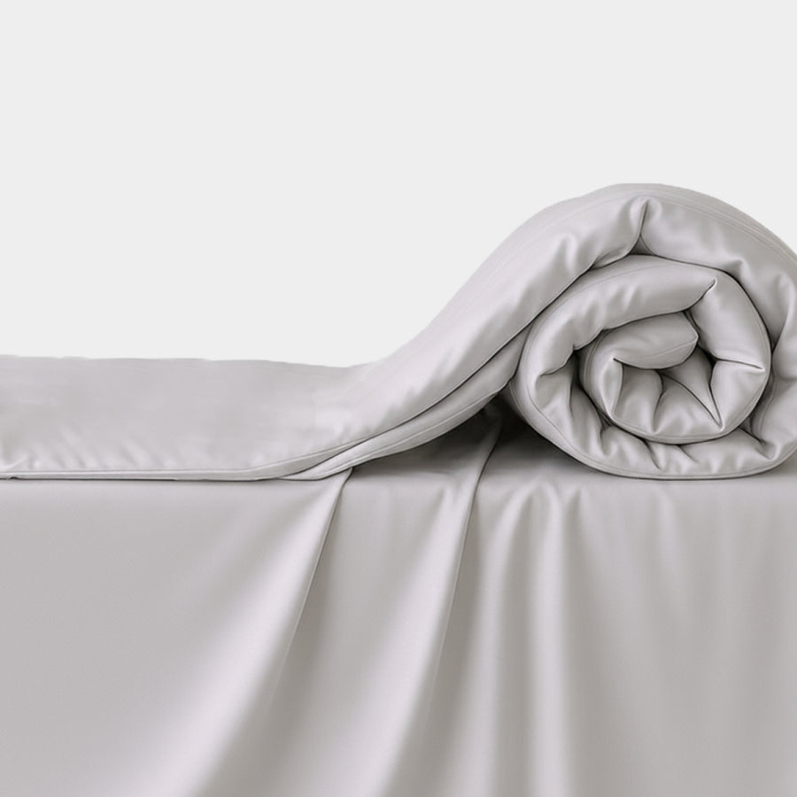Eikalipta gultas veļas komplekts - Gaiši pelēka