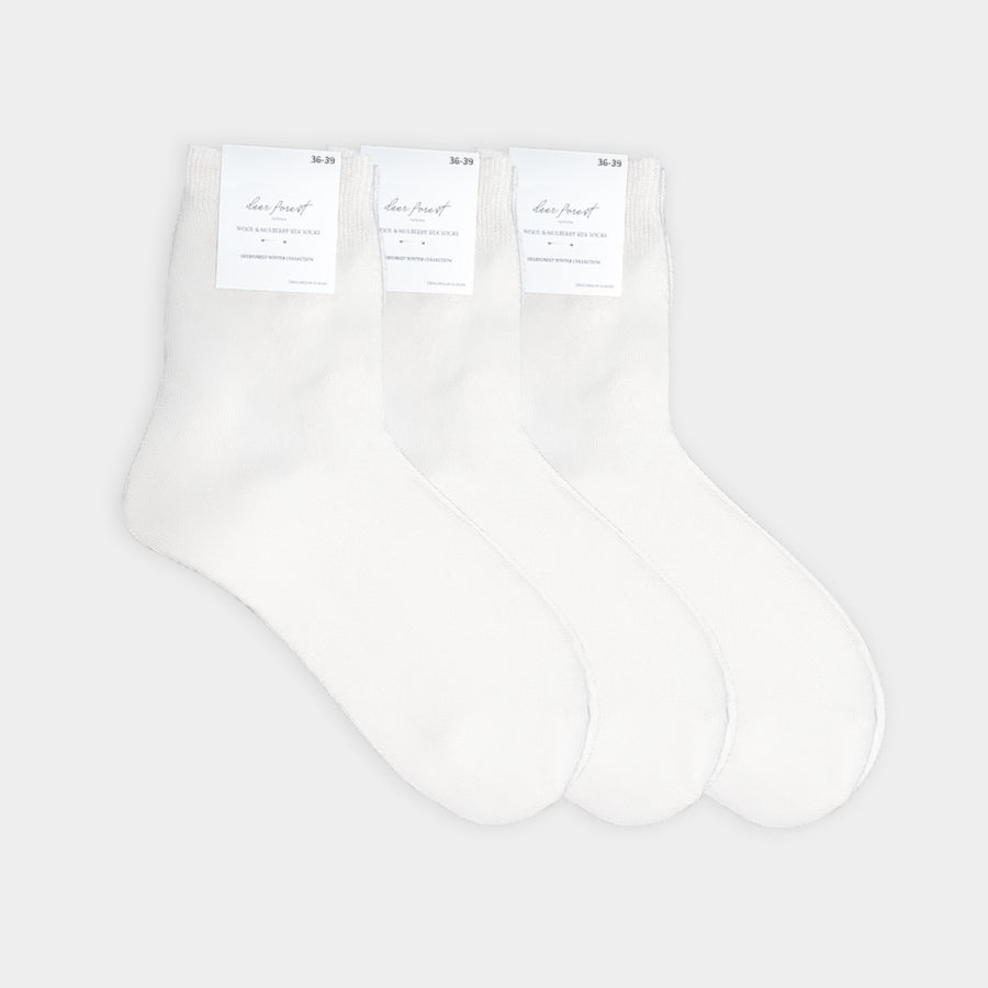 Deerforest zīda un merino vilnas zeķes (3 gab. komplekts)