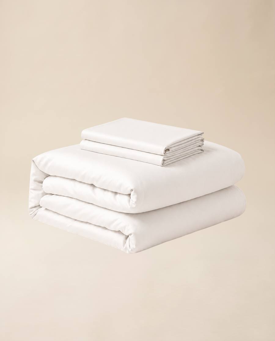Eikalipta gultas veļas komplekts - Blanc – 150x200