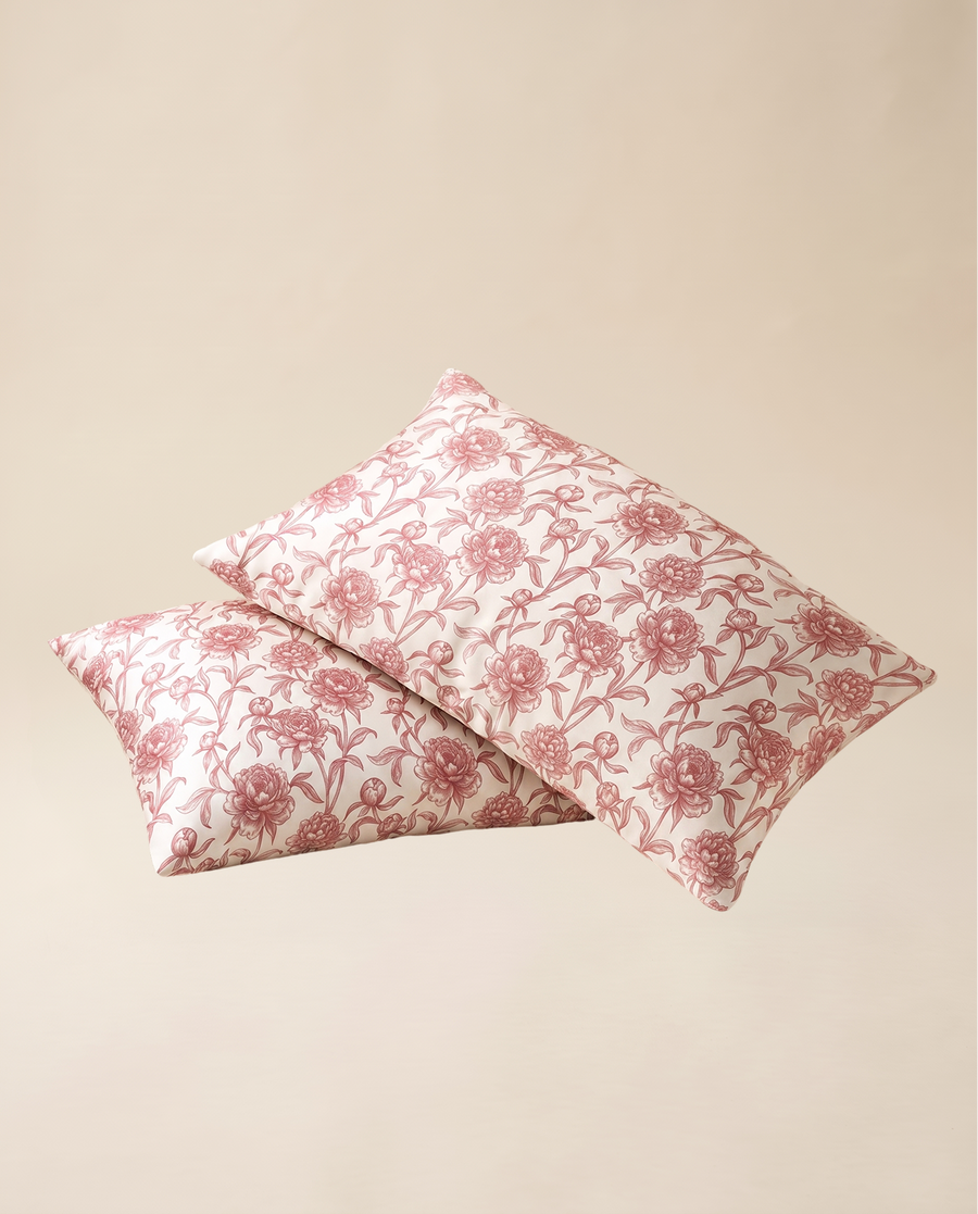 Deerforest dabīgā zīda spilvendrāna – Pivoine