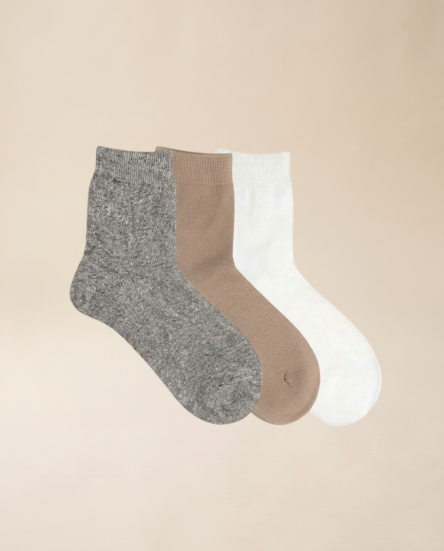 Deerforest zīda un merino vilnas zeķes (3 gab. komplekts) – Mix